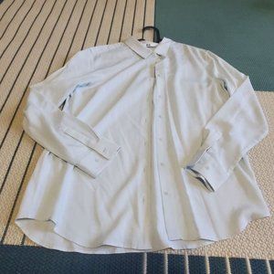 Blue Collared Dress Shirt